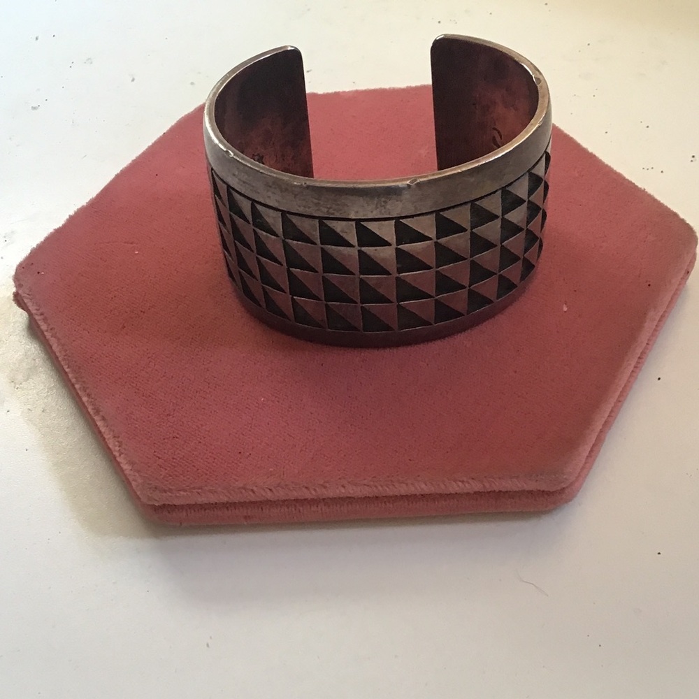 Geometric Patterned Sterling Silver - image 3